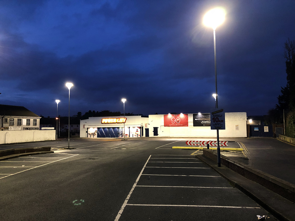 Power City car park, Sallynoggin, Christmas Day 2018