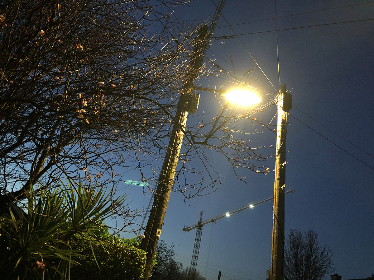 Image of overhead wires